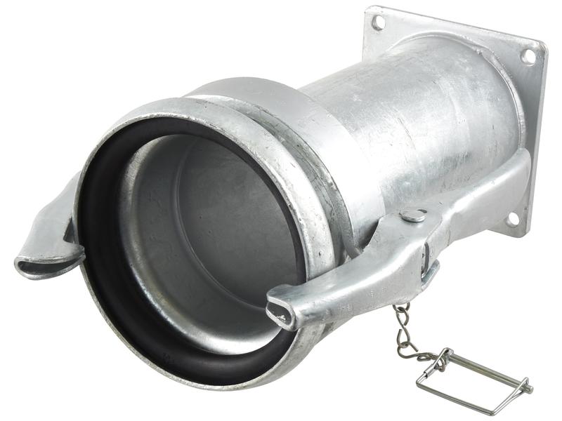 Acoplamento com brida - Longo - Fêmea 6'' (159mm) x 6'' (150mm) (galvanizado) (S.136624)