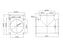 Acoplamento T 6'' (150mm) (galvanizado) (S.136701)