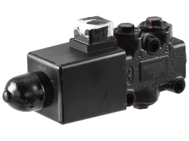 Walvoil Distribuidor elétrico 3 Portas 1/2'' BSP 12V (DC) (60 L/min Taxa de fluxo) (S.139552)