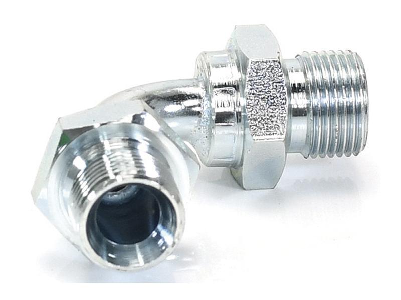 Adaptador hidráulico 3/8'' BSP Macho x 3/8'' BSP Macho 90° (S.14120)