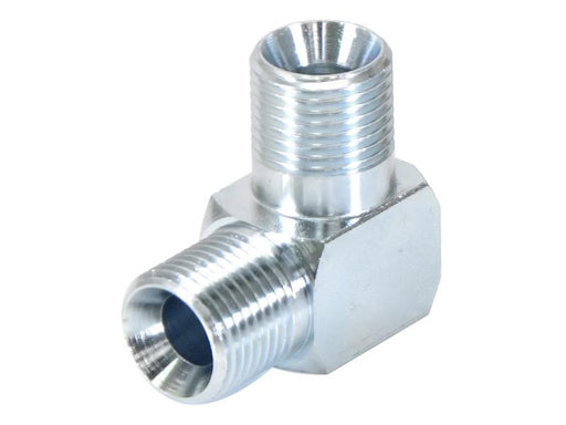 Adaptador hidráulico 1/2'' BSP Macho x 1/2'' BSP Macho 90° (S.14123)