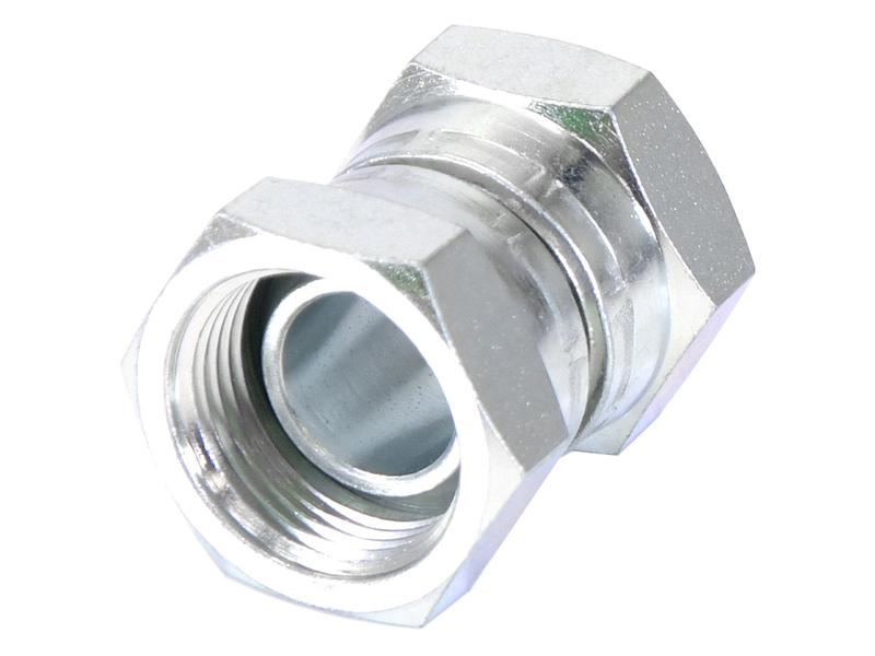 Adaptador hidráulico 1'' BSP Fêmea giratória x 1'' BSP Fêmea giratória (S.14166)