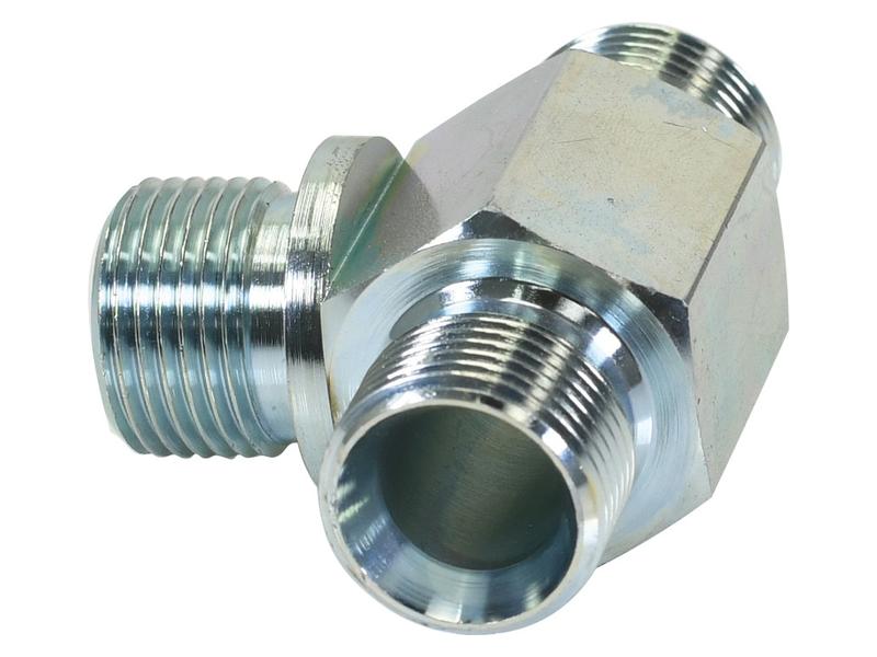 Peça hidráulica em T 5/8'' BSP Macho x 5/8'' BSP Macho x 5/8'' BSP Macho (S.14169)