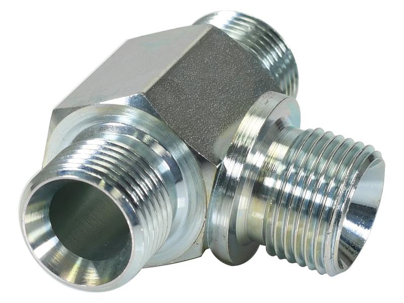 Peça hidráulica em T 5/8'' BSP Macho x 5/8'' BSP Macho x 5/8'' BSP Macho (S.14169)