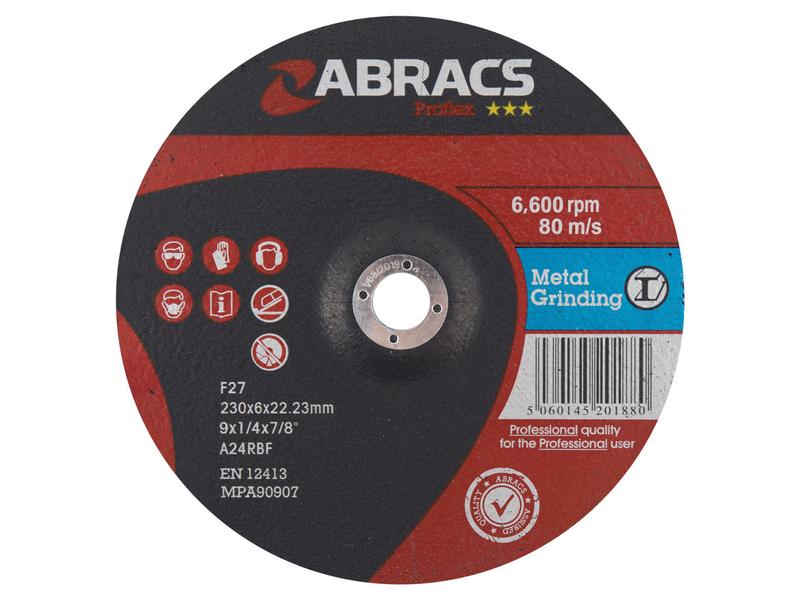 Disco de lixar para metal 230mm x 6mm x 22mm A24RBF (S.14229)