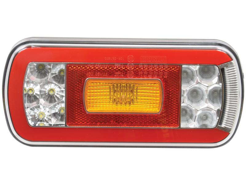 LED Farolim, Funções: 6, Travão / Traseiro / Pisca / Nevoeiro / Chapa de matricula / Reflector, Esq./Dt., 12-24V (S.143047)