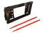 Armação Fardo - 2 dentes cónicos M28 de 1100 mm (marca SHW) (S.143157)