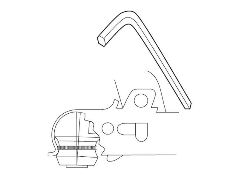 TRAILER HITCH LOCK-C/W KEYS (S.14340)