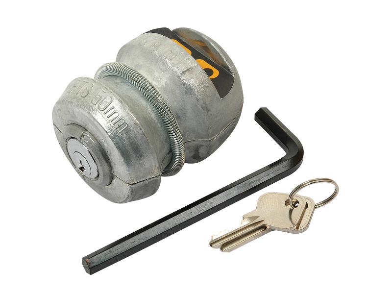 TRAILER HITCH LOCK-C/W KEYS (S.14340)