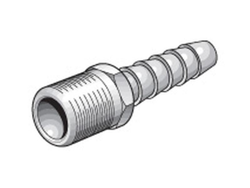 Mangueira de extremidade com diâmetro interno de 5/16'' para rosca macho BSPT com 1/4 (S.14355)
