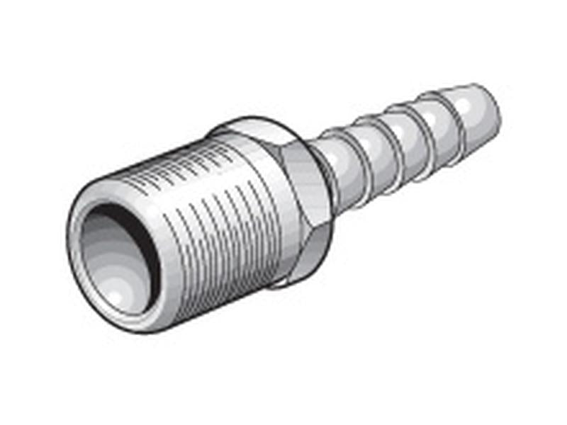 Mangueira de extremidade com diâmetro interno de 5/16'' para rosca macho BSPT com 3/8 (S.14358)