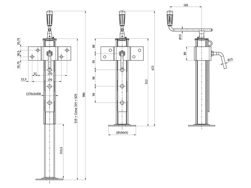 Macaco 1000Kg (S.14462)