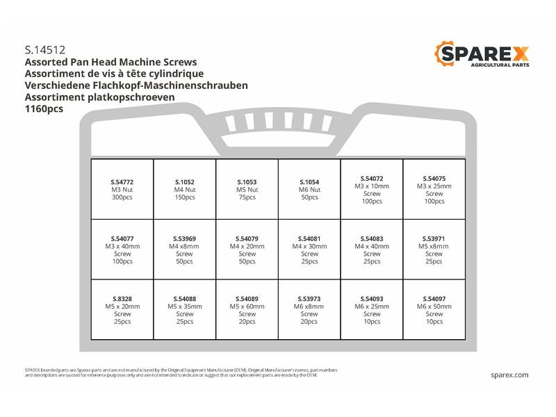 Parafuso métrico de cabeça cilíndrica, Tamanho da rosca: M3 - M6x10 - 60mm (DIN 84) (S.14512)