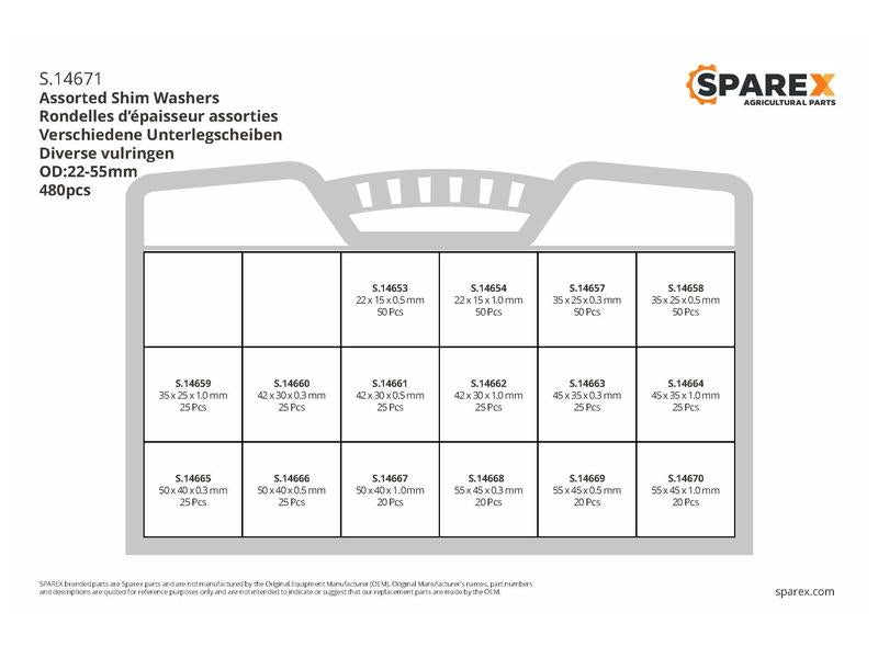 Anilha, ID: 15-45mm, D.Ext: 22-55mm (DIN or Standard No. DIN 988) (S.14671)