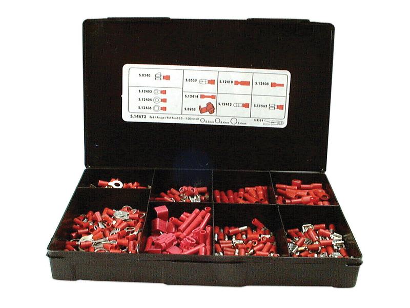 Sortido 430 un. Kit Terminais Vermelho (S.14672)