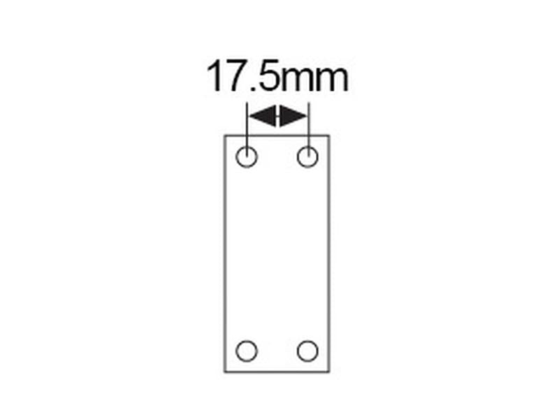 Haste de espelho, (345 - 610mm) Esq./Dt. (S.14709)