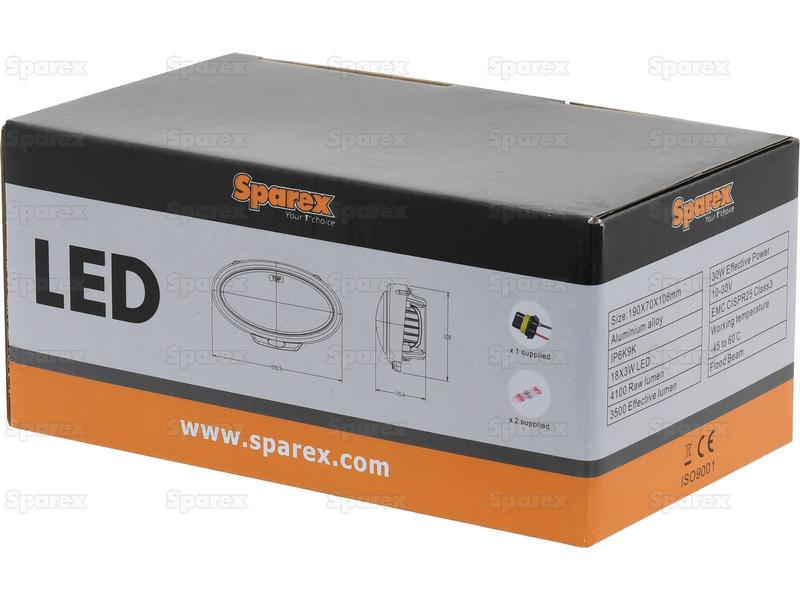 Farol de trabalho LED, 4100 Lumens, 10-30V (S.149215)