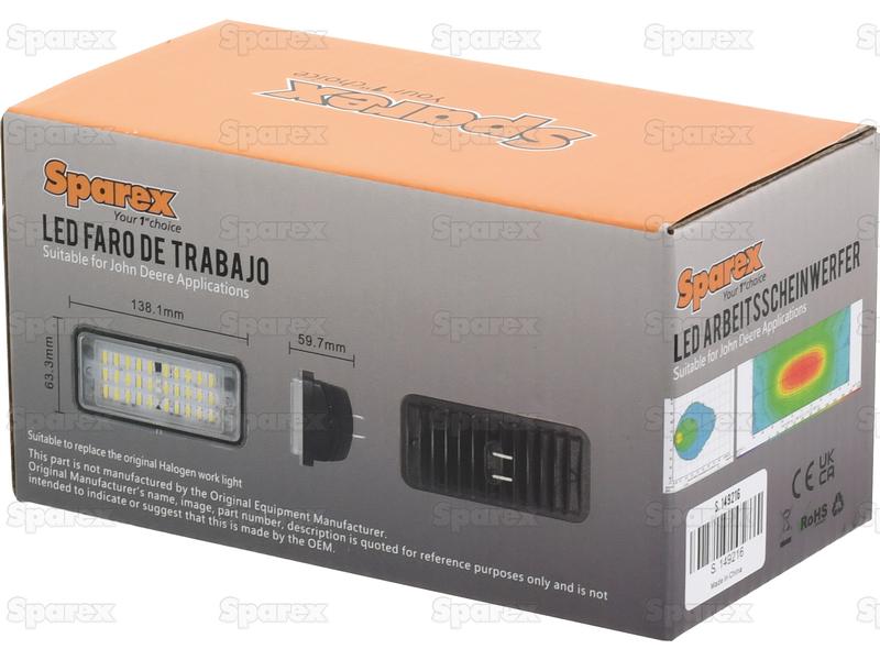 Farol de trabalho LED, 3500 Lumens, 10-30V (S.149216)