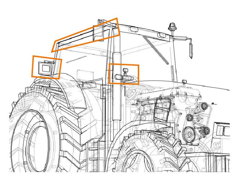 Farol de trabalho LED, 4000 Lumens, 10-30V (S.151835)