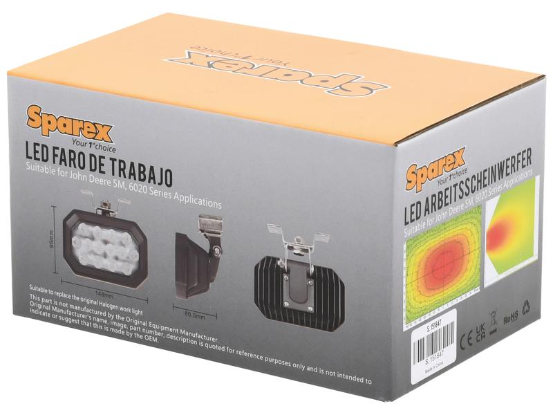 Farol de trabalho LED, 2800 Lumens, 10-30V (S.151847)