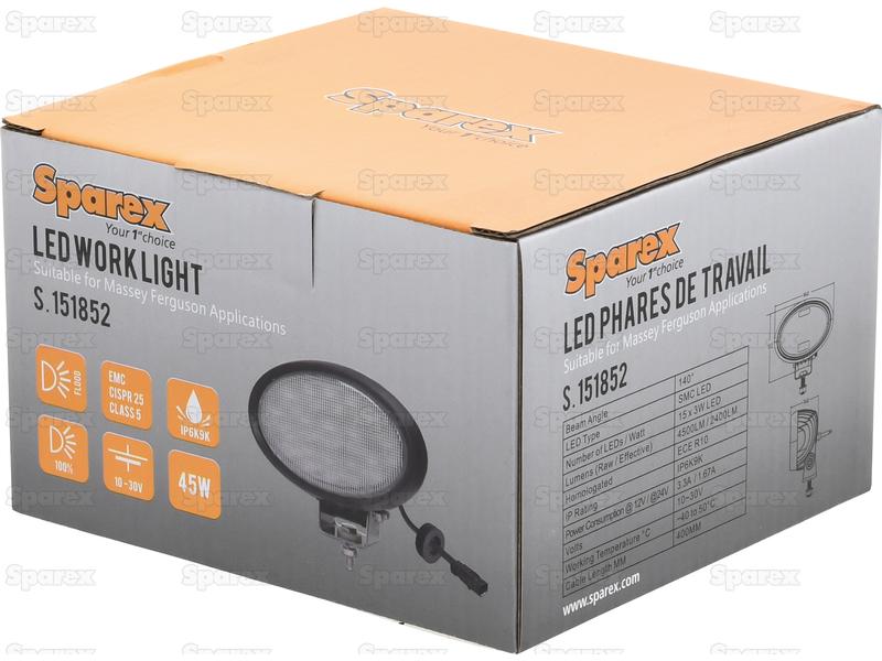 Farol de trabalho LED, 4500 Lumens, 10-30V (S.151852)