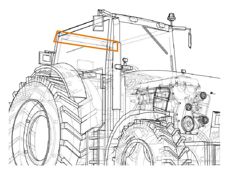 Farol de trabalho LED, 4500 Lumens, 10-30V (S.151855)