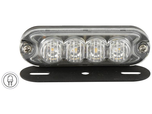 LED Farolim Perigo, CISPR 25: Class 3, Funções: único flash, Duplo flash, 12-24V (S.152729)