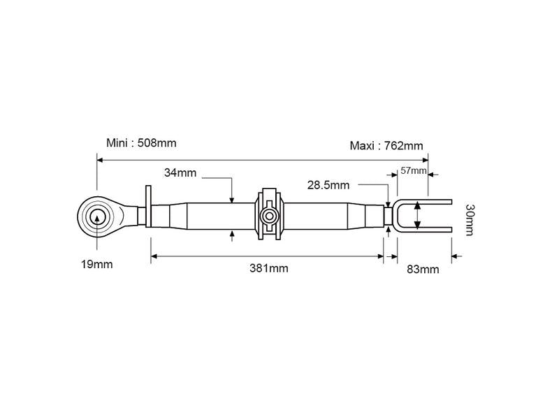 Esticador - Ball and Clevis (S.15294)