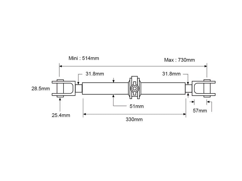 Esticador - Double Clevis (S.15296)