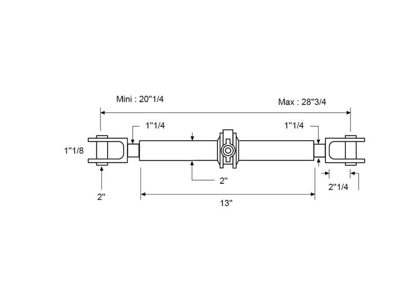 Esticador - Double Clevis (S.15296)