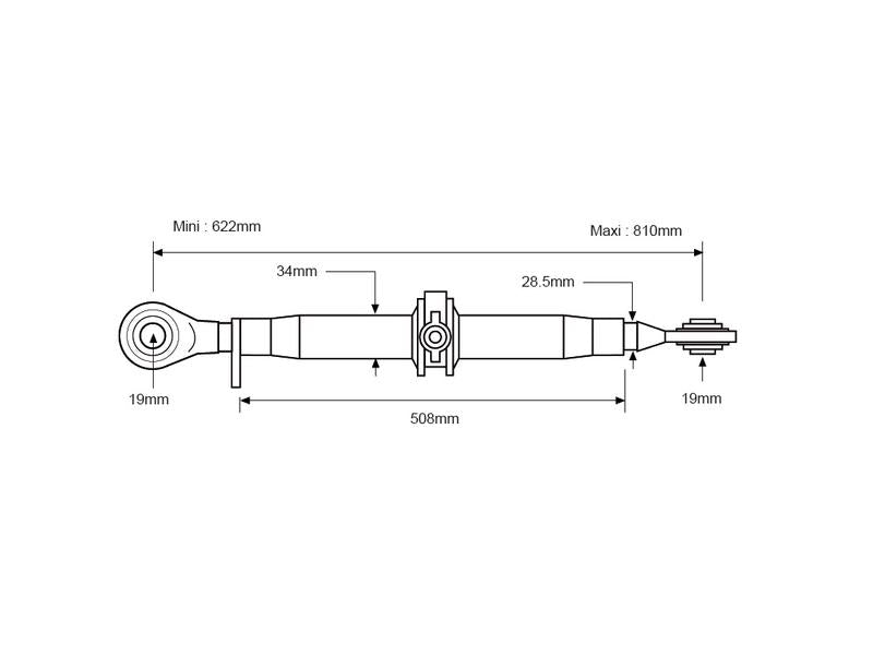 Esticador - Double Ball End (S.15298)
