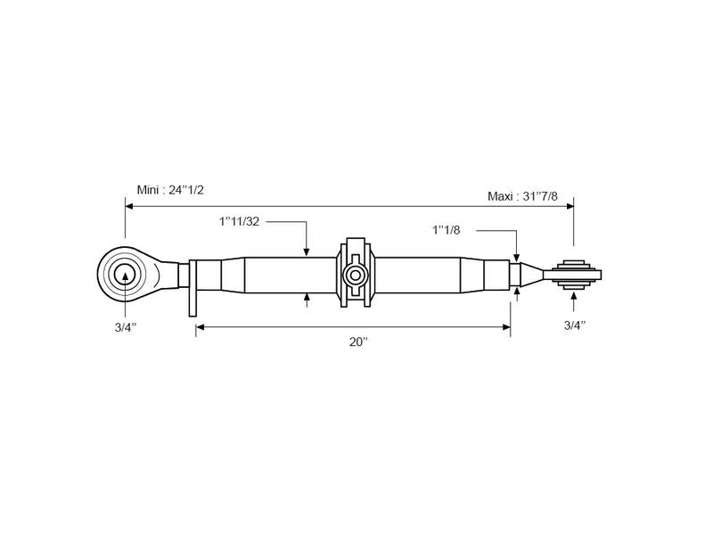Esticador - Double Ball End (S.15298)