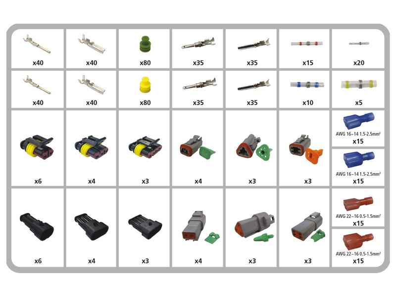 kitconectores universal, 616 un. (S.153130)