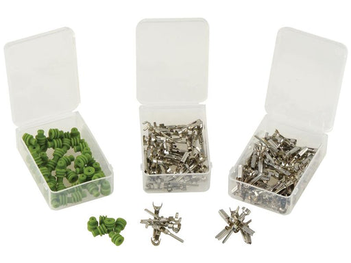 Kit conectores italianos recarga pino e vedante 200 unidades (S.153132)