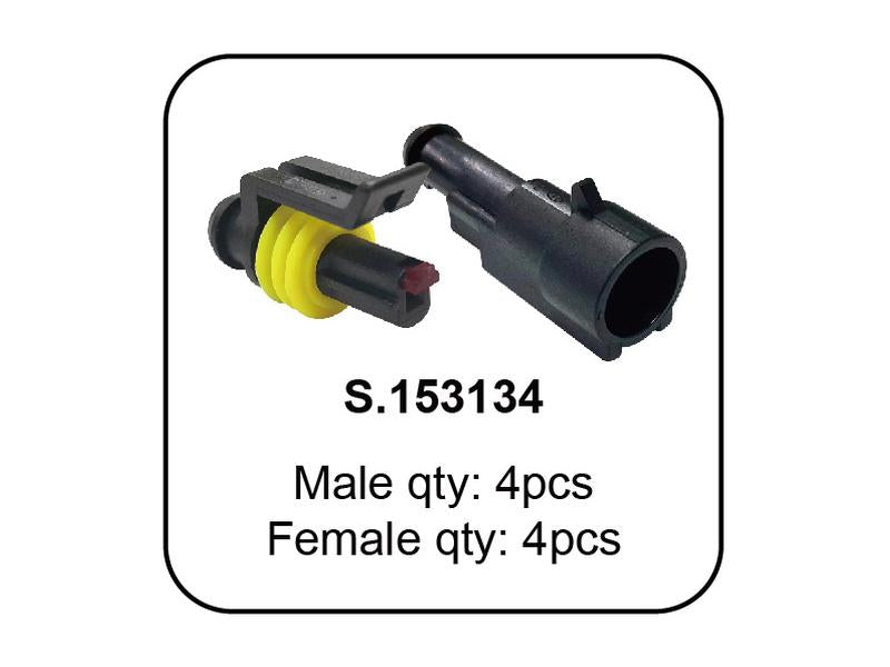 Kit conectores italianos recarga 1 polo 8 unidades (S.153134)