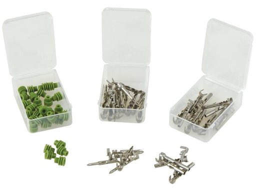 Kit terminais Delphi pino e vedante recarga 80 unidades (S.153149)