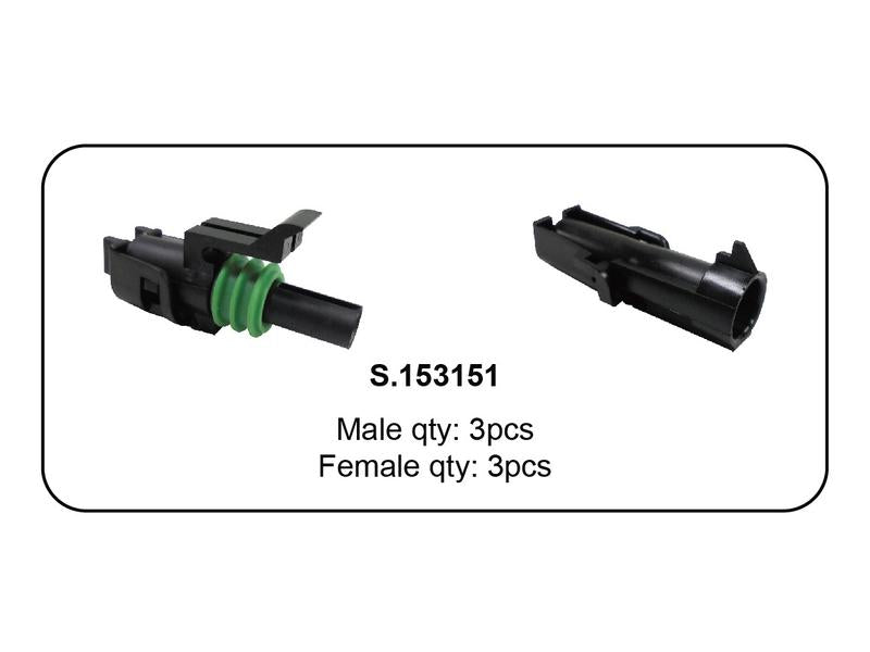 Kit terminais Delphi 1 polo recarga 6 unidades (S.153151)