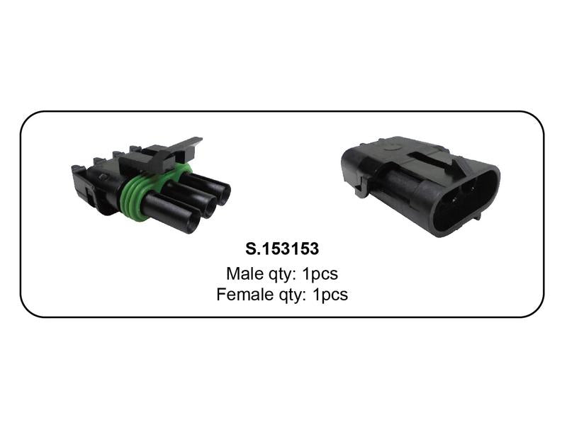 Kit terminais Delphi 3 polos recarga 2 unidades (S.153153)