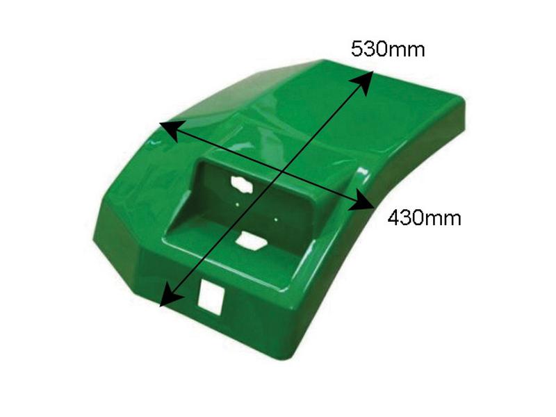 Guarda lamas Lado Dt., Circulação Esq. (S.153443)