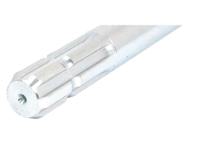 Veio estriado PTO —numa extremidade - 1 3/8'' - 6 estrias, Comp: 250mm (S.1546)