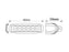 LED Barra plano, 165mm, 2500 Lumens, 10-30V (S.155420)