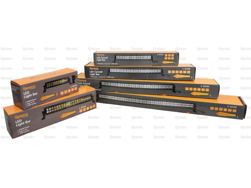 LED Barra curvo, 1140mm, 18400 Lumens, 10-30V (S.162194)