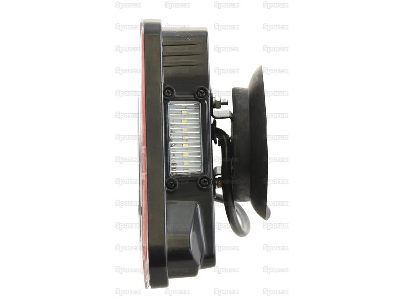 LED Conjunto de iluminação, Funções: 6, Travão / Traseiro / Pisca / Nevoeiro / Chapa de matricula / Reflector, Comprimento do Cabo:7.5M, 12V (S.162658)