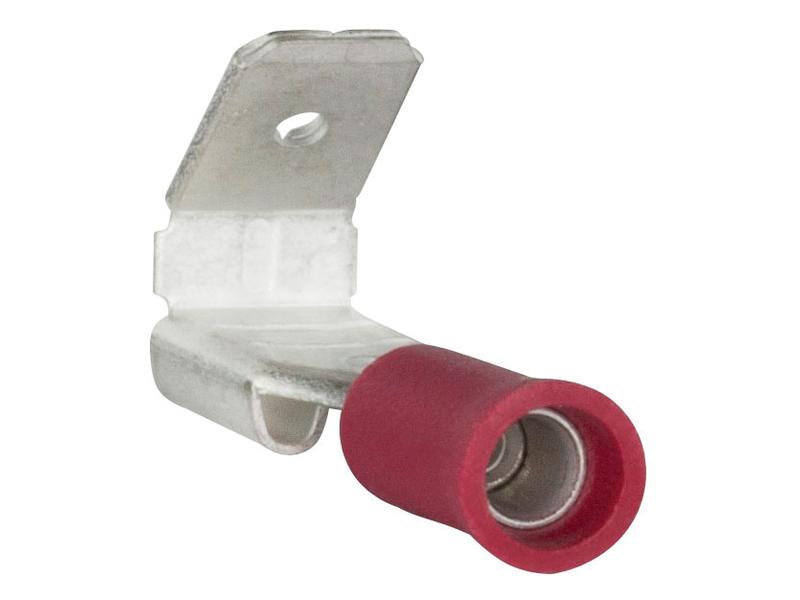 Terminal, Aperto Duplo - Female Spade with Male Branch, 6.3mm, Vermelho (0.5 - 1.5mm) (S.163551)