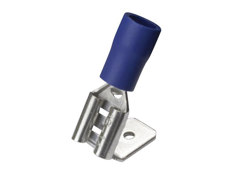 Terminal, Aperto Duplo - Female Spade with Male Branch, 6.3mm, Azul (1.5 - 2.5mm) (S.163561)