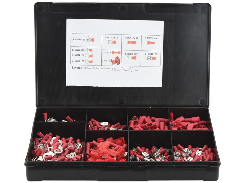 Sortido 430 un. Kit Terminais Vermelho (S.163588)