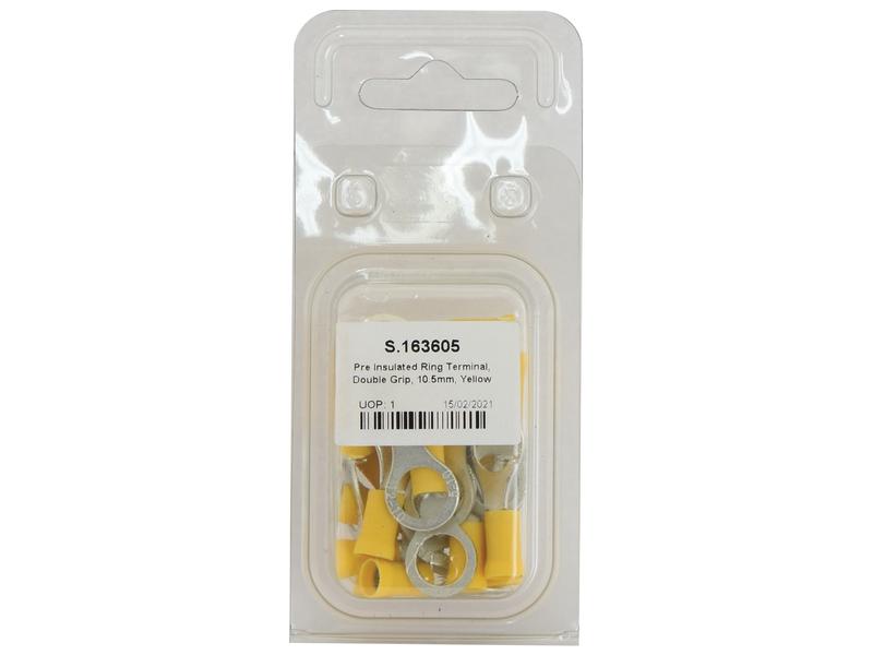 Agripak 25 un. Terminal, 10.5mm, Amarela (S.163605)