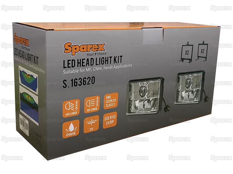 LED Farol dianteiro, CISPR 25: Class 3, Esq./Dt. (Dt.), 1320 Lumens, 10-30V (S.163621)