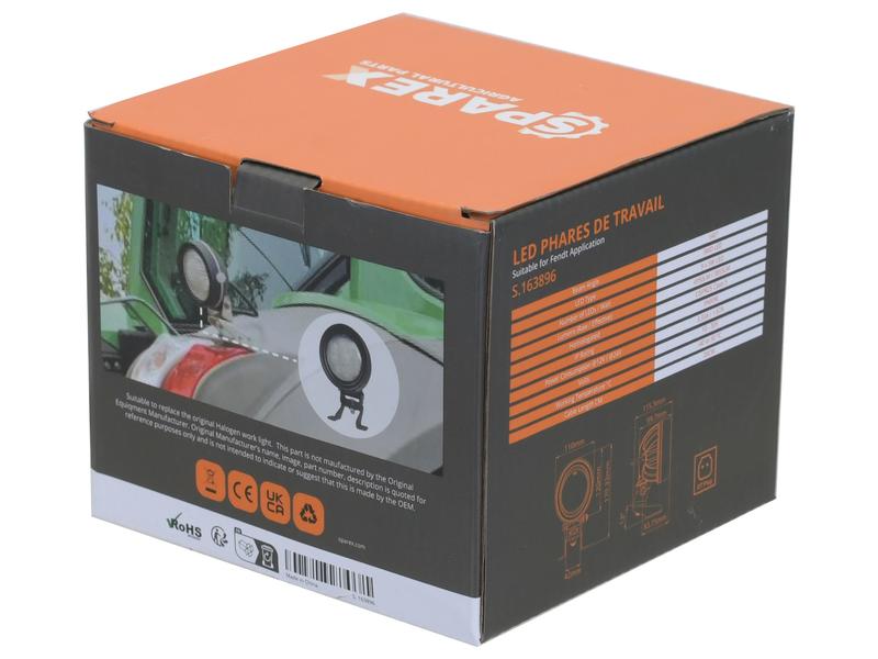 Farol de trabalho LED, 4950 Lumens, 10-30V (S.163896)