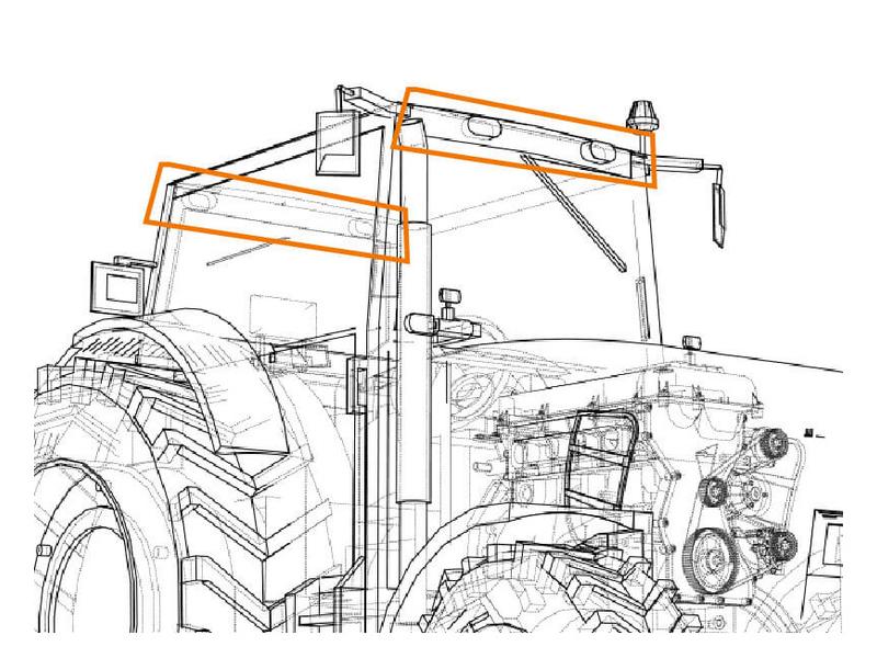 Farol de trabalho LED, 4200 Lumens, 10-30V (S.163900)
